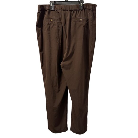 Zenergy By Chicos Brown Straight-Leg Pants Size XL women’s pants - Picture 9 of 12